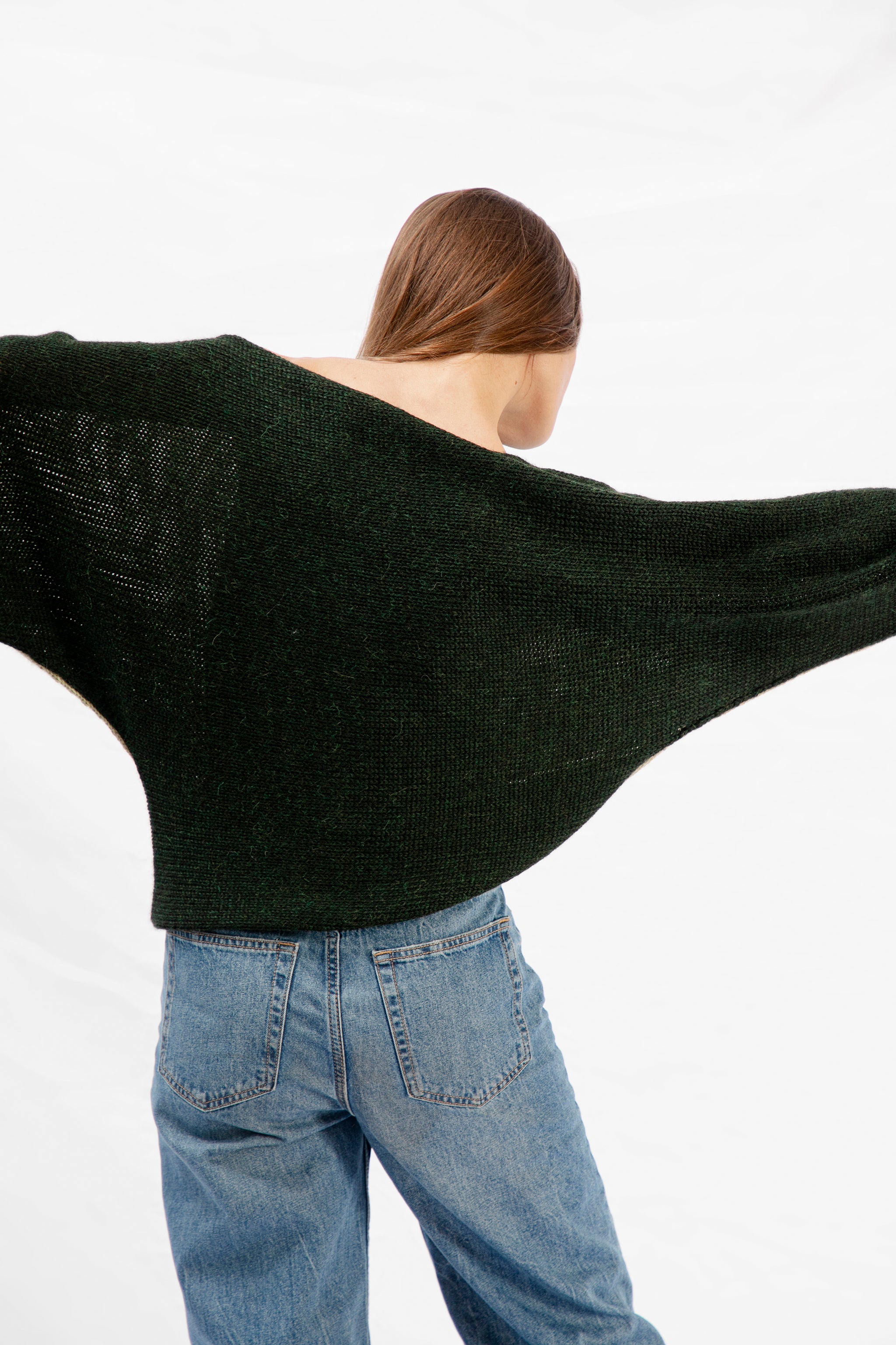 Dolman Sleeve Reversible Sweater