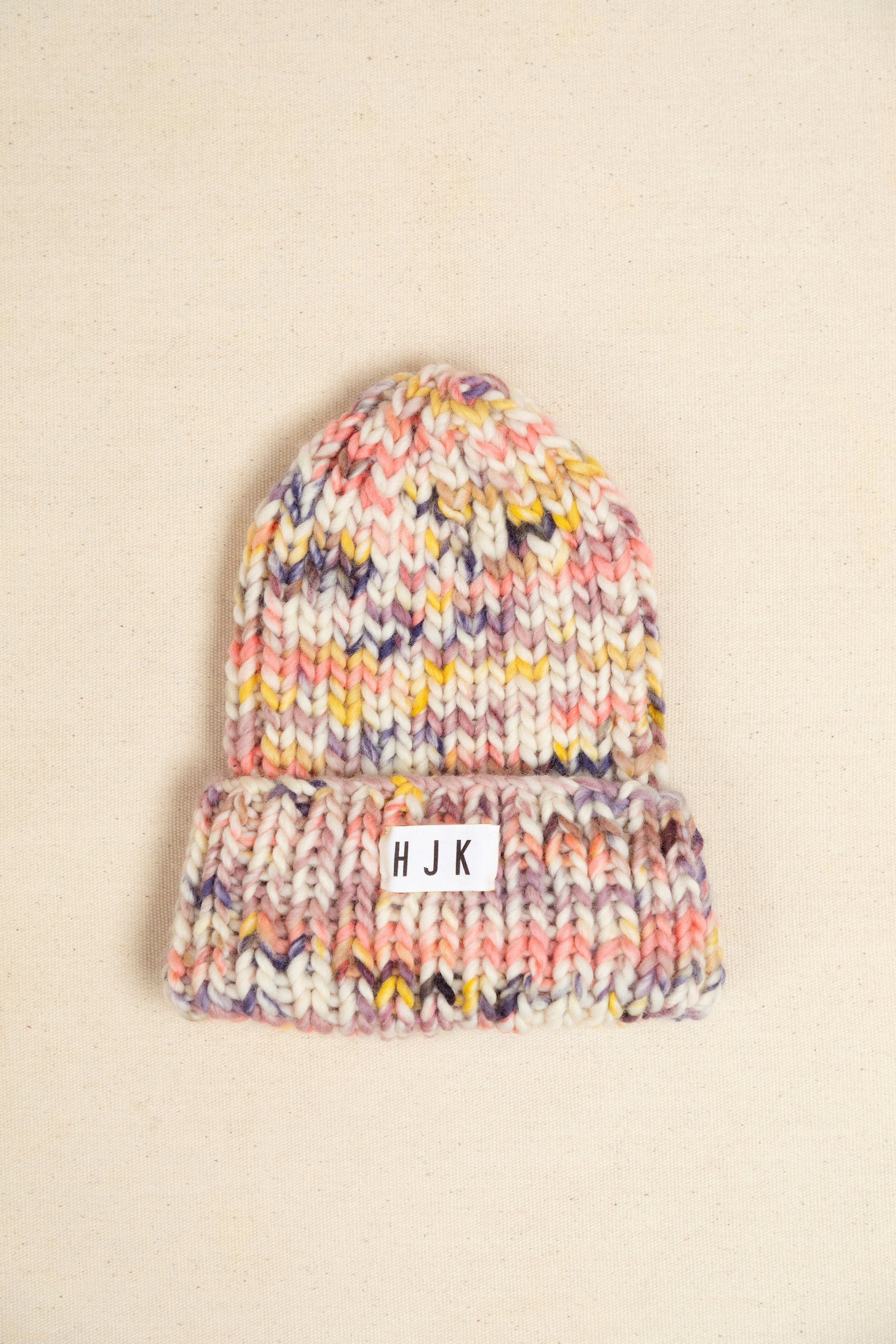 Hand-Painted Chunky Hat