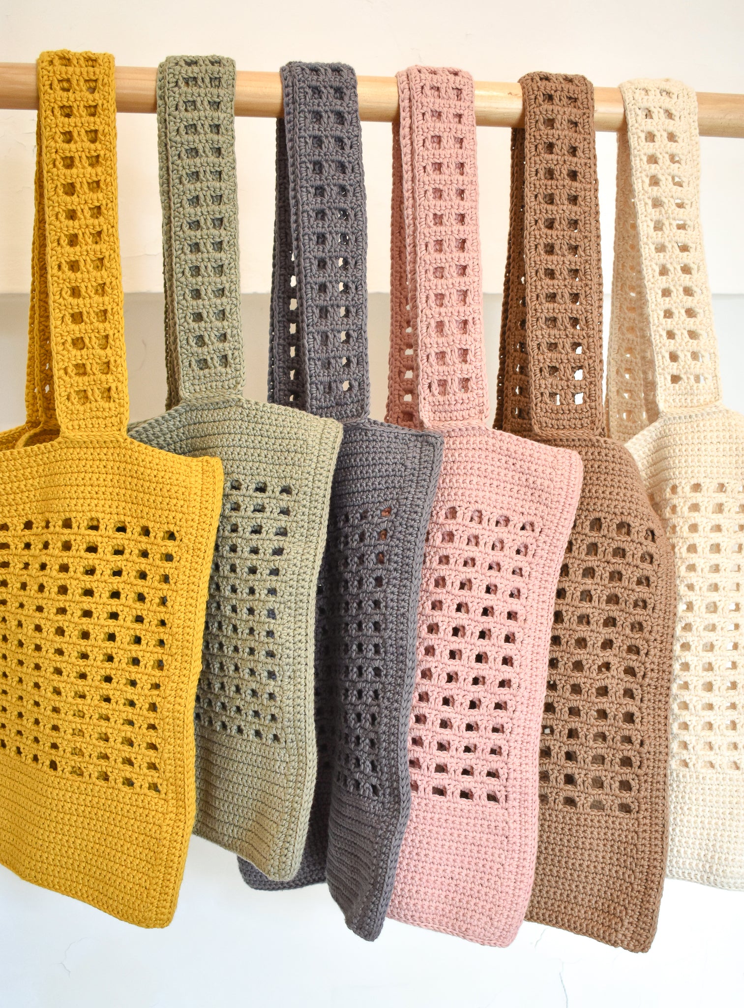 The WARMI Hand-Crochet Market Tote Bag + Pichinku Fibers