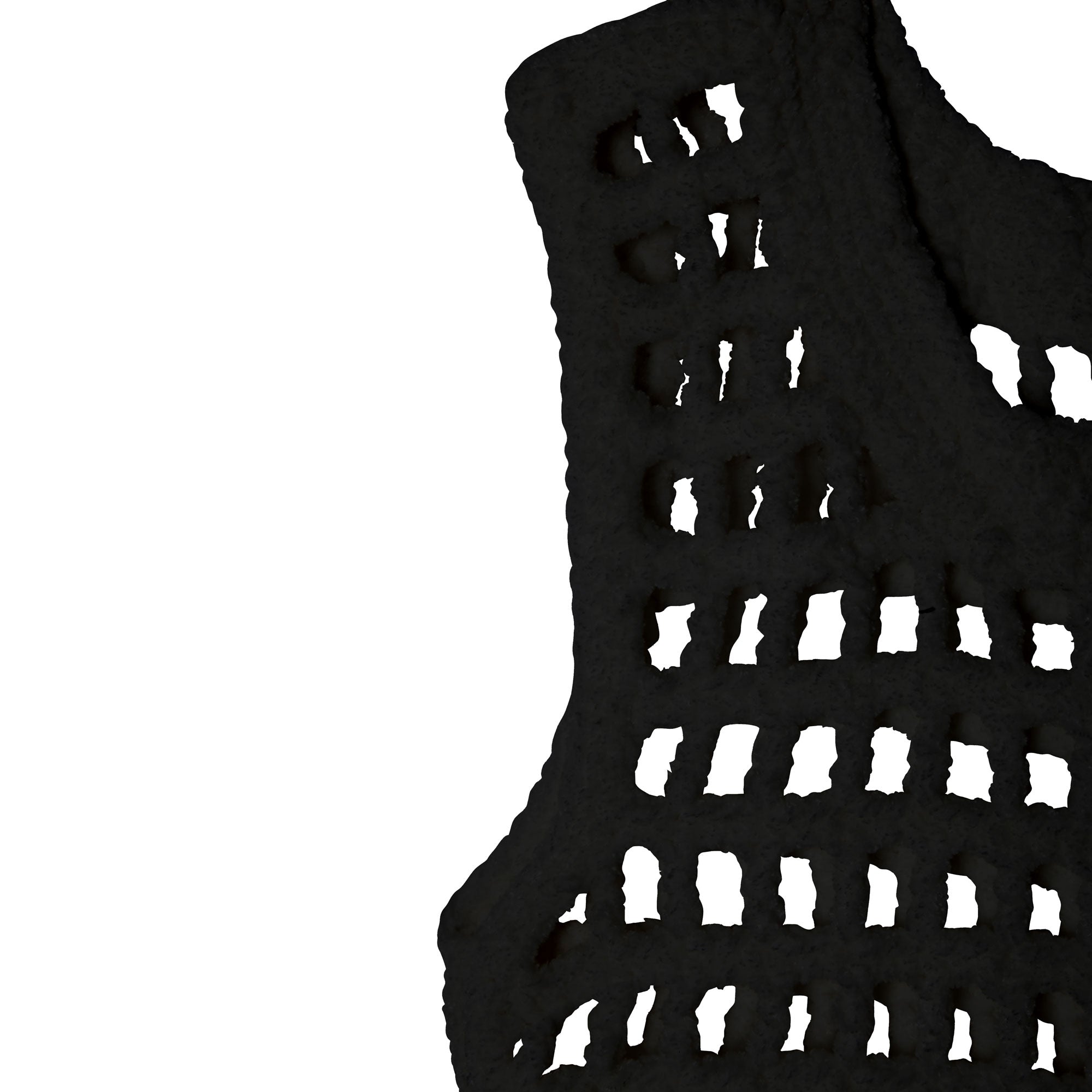 Grid Structure Crochet Vest